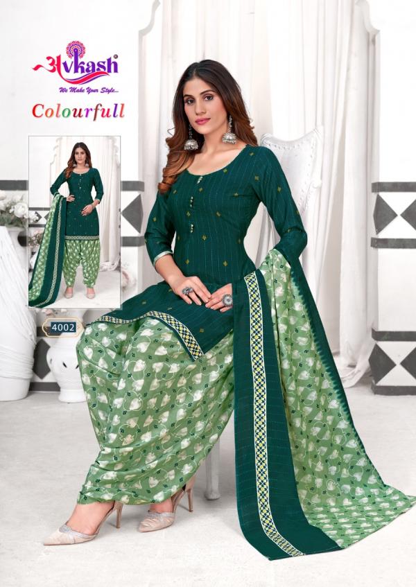 Avkash Colourful Vol-4 Cotton Designer Readymade With Inner Suit